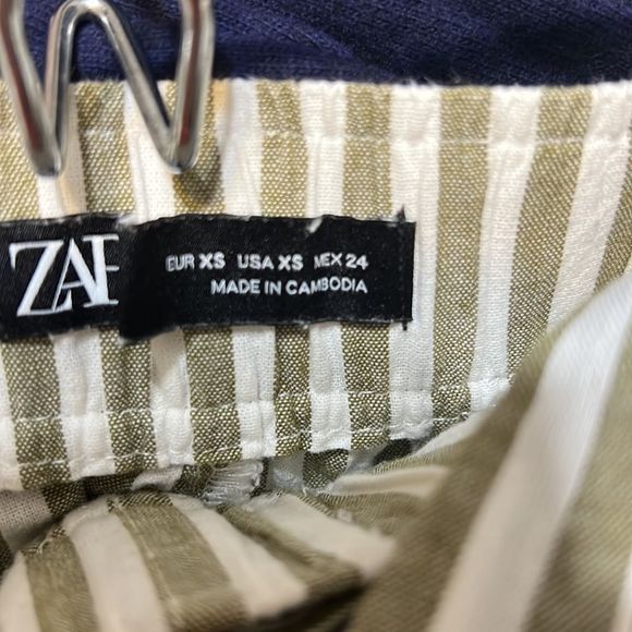 Zara striped cotton pants - Picture 3 of 5